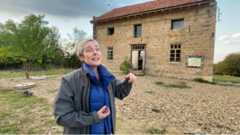 Iva Taralezhkova in front of the Old Mill, now a cultural and educational centre.