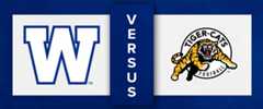 Winnipeg vs Hamilton Tiger-Cats