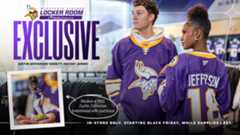 Justin Jefferson Hockey Jersey & Bobblehead