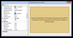 Virtual mode demonstration, where the ImageBox can be used without a backing image