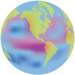 Ilustração representativa do El Niño.