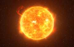 Sol visto do Universo.