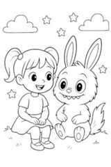 Labubu no parque, se divertindo com sua amiguinha