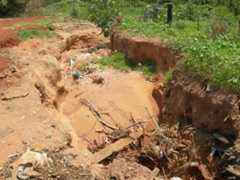 A erosão é uma das principais modificações do solo