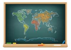 Os mapas ajudam-nos a conhecer o mundo e suas características