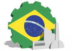 O Brasil passou a industrializar-se mais intensamente a partir do século XX