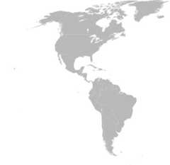 Imagem do espaço do continente americano