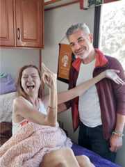 Amy Carlson with Miguel Lamboy, “Archangel Michael”