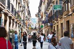 Parte Vieya, the old town of San Sebastian