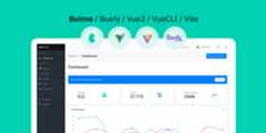 Free Vue.js 2.6 Bulma Buefy admin dashboard