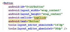 Figure 2.14 – New block of code among the XML