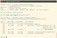 Figure 1.8 – Output from memory_profiler