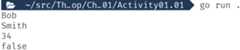 Figure 1.4: Expected output after assigning the variables