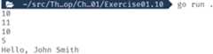 Figure 1.14: Output using shorthand operators