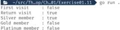 Figure 1.15: Output displaying the comparison result