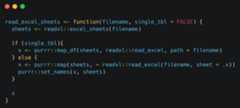 Figure 1.4 &ndash; Creating a function to read all the sheets into an Excel file at once &ndash; read_excel_sheets()