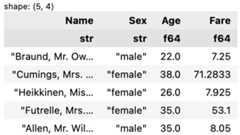 Figure 1.21 – Selecting columns with regex