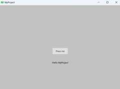 Figure 1.20 – Your first Qt Quick program