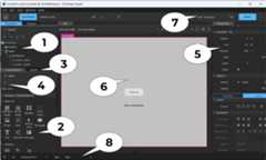 Figure 1.31 – Overview of Qt Design Studio’s user interface
