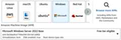 Figure 1.6 – Selecting Microsoft Windows as the operating system