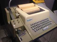 Figure 1.1 –  Teletype Corporation ASR-33 teleprinter (image by Arnold Reinhold, Wikipedia (CC BY-SA 3.0))