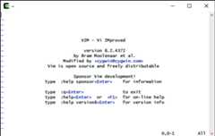 Figure 1.13 – Vim is installed through Cygwin (note Modified by <cygwin@cygwin.com>)