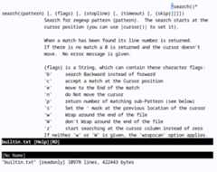 Figure 1.40 – A help page for a search() expression