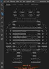 Figure 2.3 – WDIO initialization from the code TERMINAL window