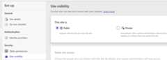 Figure 2.8 – Site visibility