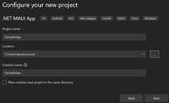 Figure 1.5 – Naming your project