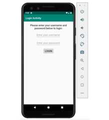 Figure 2.23: The app display when first loaded