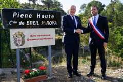 Visite de S.A.S. le Prince à Piène-Haute & Olivetta San Michele