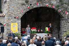 Visite de S.A.S. le Prince Albert II à Isolabona, Apricale et Perinaldo