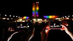 Congresso Nacional ganha cores da bandeira LGBTQIA+