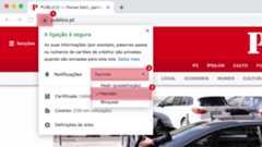 Instruções para Chrome desktop
