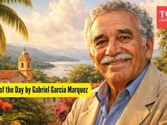 Quote of the Day by Gabriel Garcia Marquez: "The problem with marriage is that it ends every night after..."