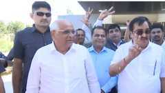 Gujarat Assembly Poll Results: CM Bhupendra Patel distributes sweets