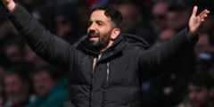Manchester United manager Ruben Amorim