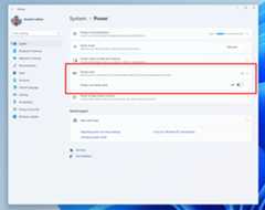 A screenshot of energy saver in the Windows 11 quick settings app