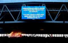 The use of fireworks and flares by fans led to multiple fines in the group stages (Catherine Ivill - AMA/Getty Images)