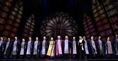 A scene with the original Broadway cast of "Sister Act" at the Broadway Theater.