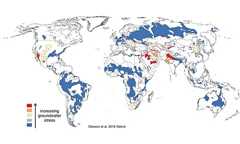Groundwater depletion is particularly severe in places including California's Central Valley, the Upper Ganges in India and Pakistan, Iran and Saudi Arabia, researchers report.