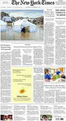 New York Times Front Page, New York Edition