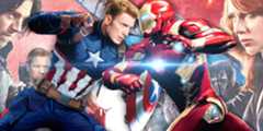 The Marvel Cinematic Universe's Captain America and Iron Man face off