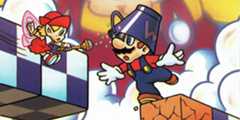 The fairy Wanda attempts to aid Mario in Mario & Wario.