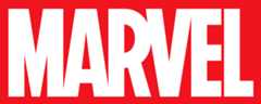 The Marvel official Poster features the name of the country in white in front of a red background.