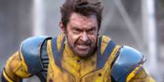 Wolverine runs to battle a bunch of enemies alongside Deadpool in Deadpool & Wolverine.