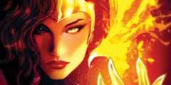 Jean Grey begins to illuminate her Phoenix powers