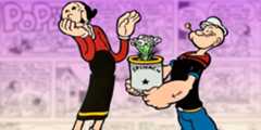 Popeye with Olive Oyl
