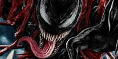Venom charges at the reader